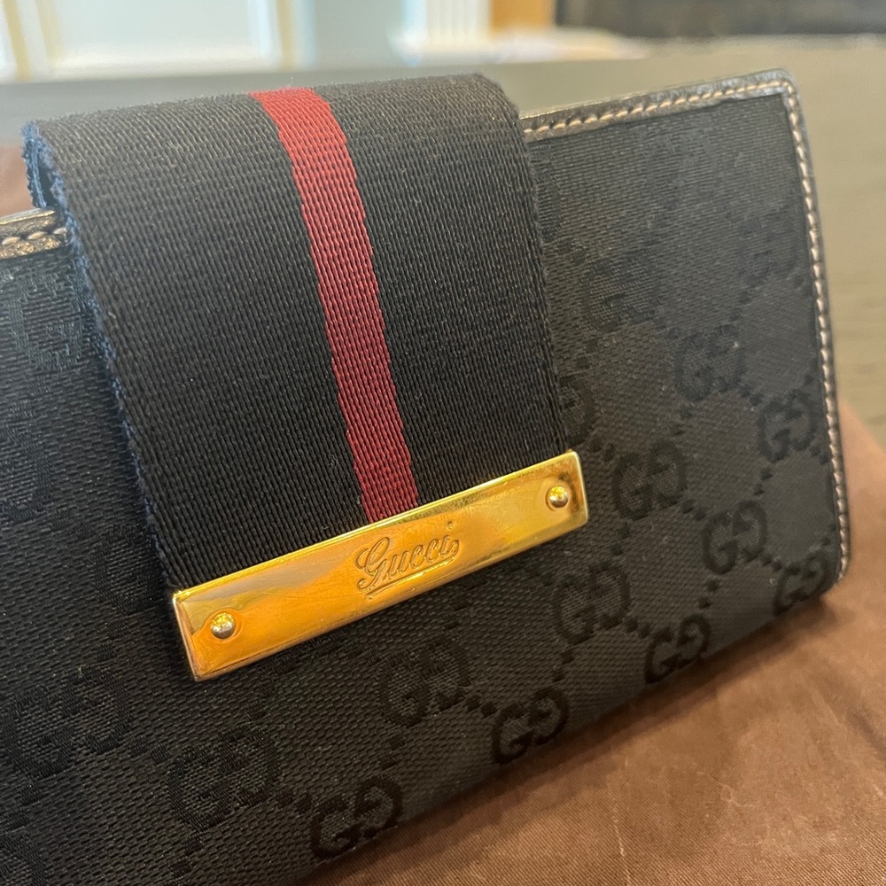 Gucci Monogram Bifold Wallet